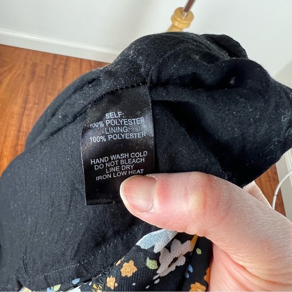 Lulus Quite a Sight Black Floral Print Tie-Strap Midi Dress - Picture 8 of 8